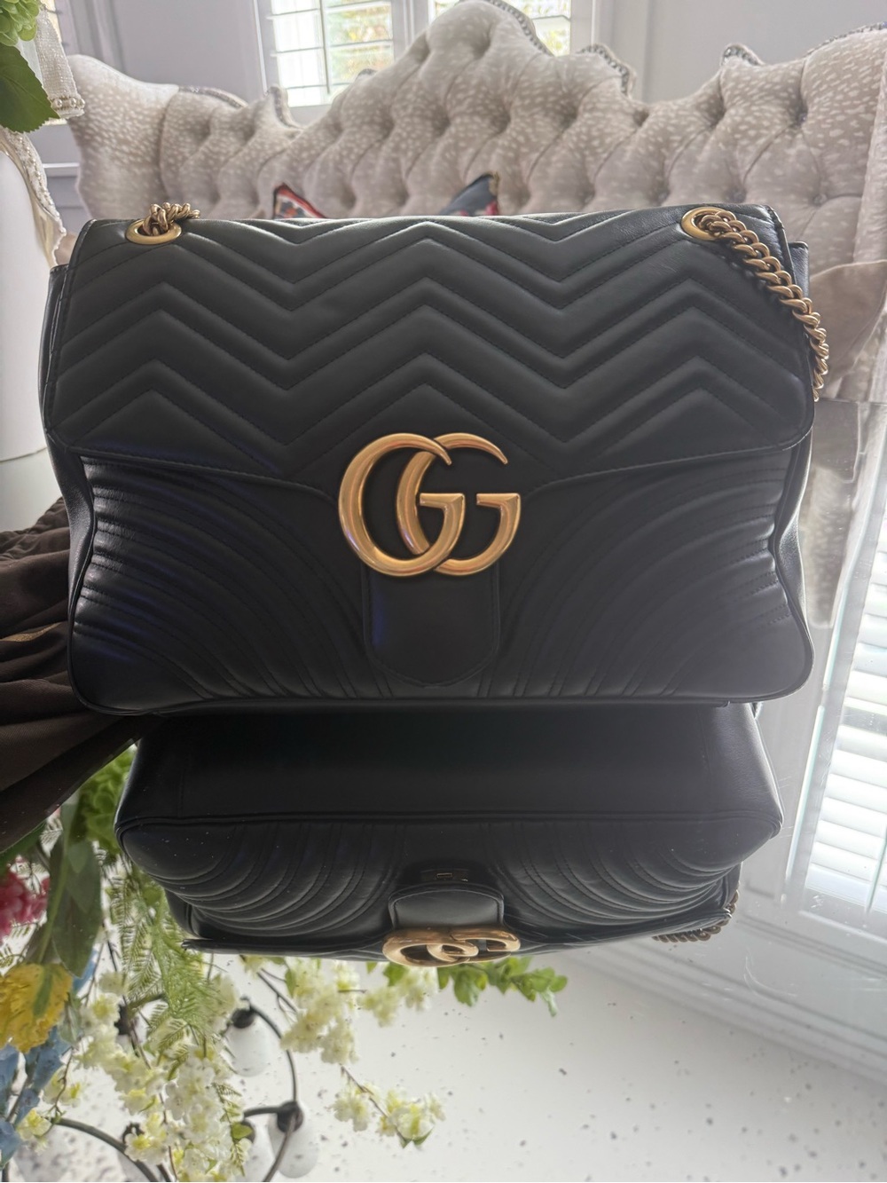 GUCCI Large Marmont Bag
Retails for $3200
Price has been lowered and is firm